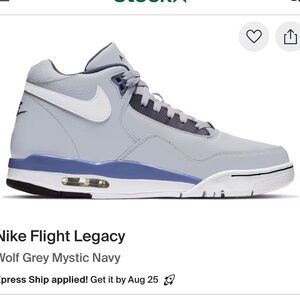 Nike Flight Legacy.
"Wolf Grey Mystic Navy"
